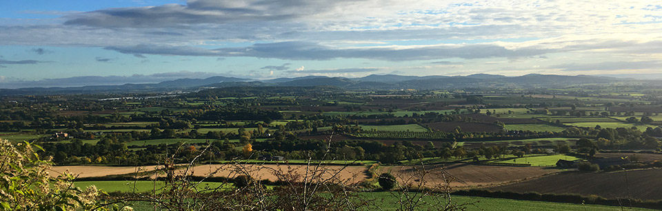 The Malverns from Much Marcle