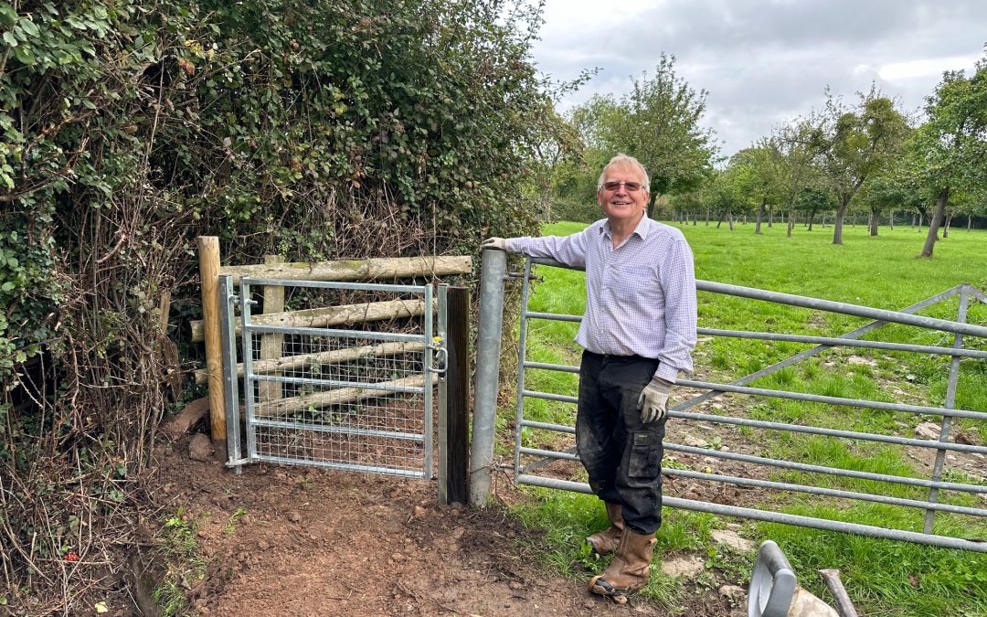 Gate 4 completed of the easy access route